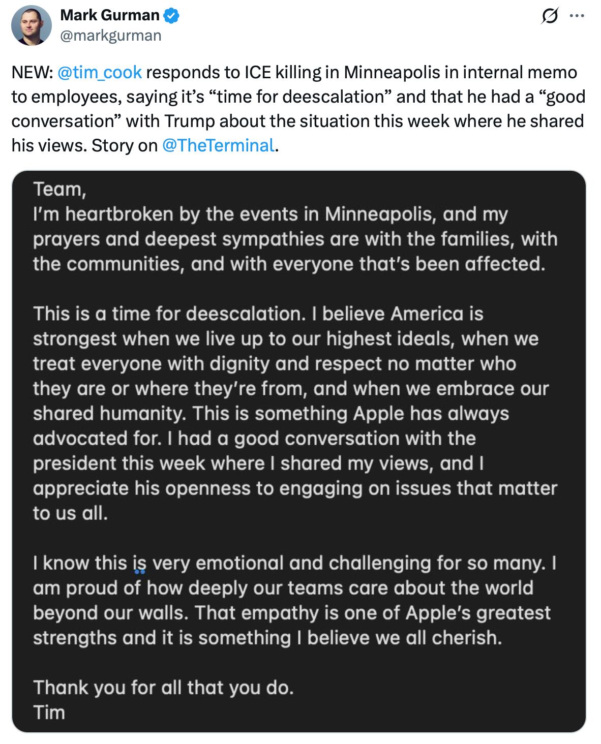 Apple CEO scrambles to save face after partying with Melania