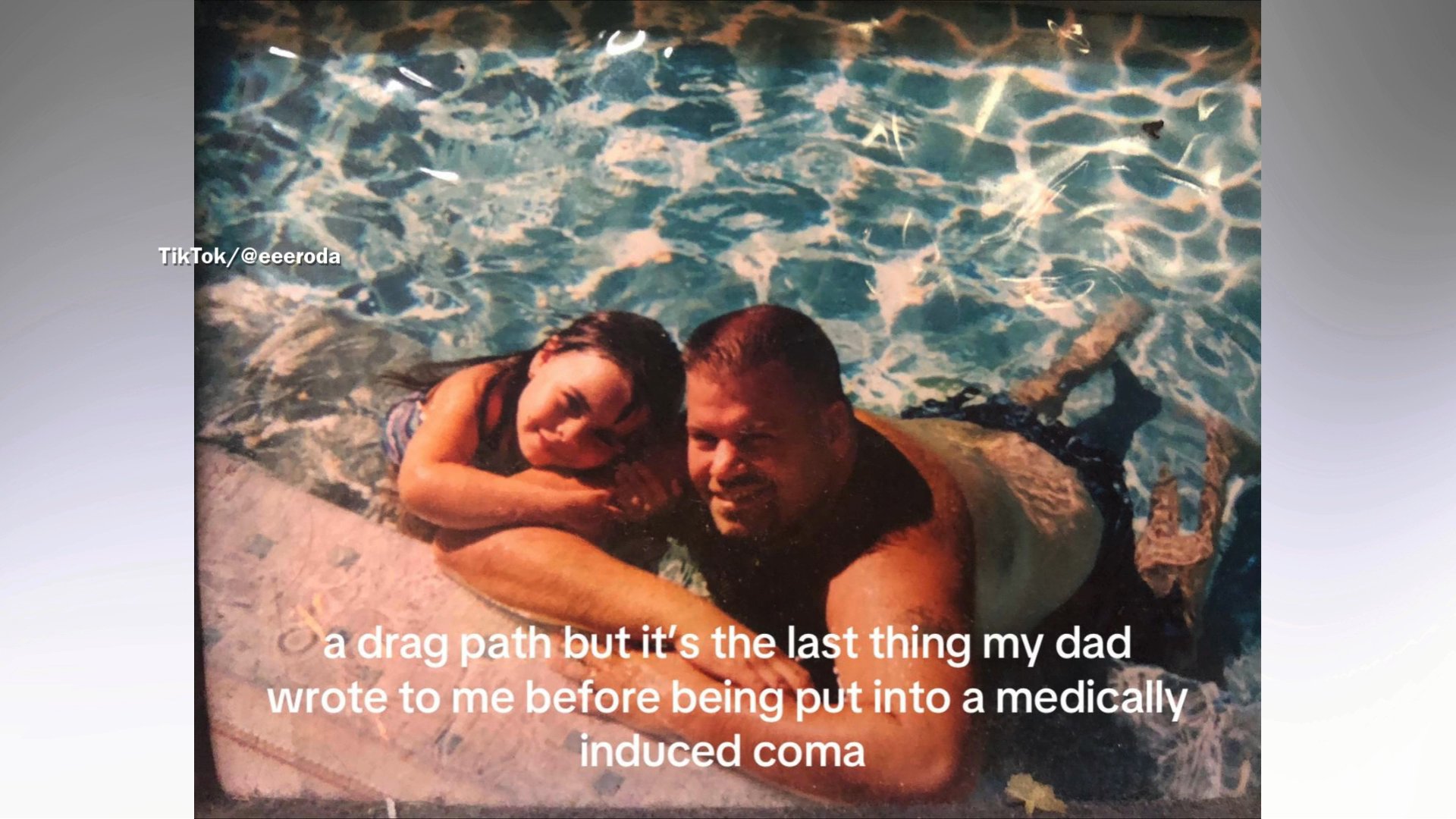 Woman reveals last thing dad wrote to her before he died: 'Don't tell mum'