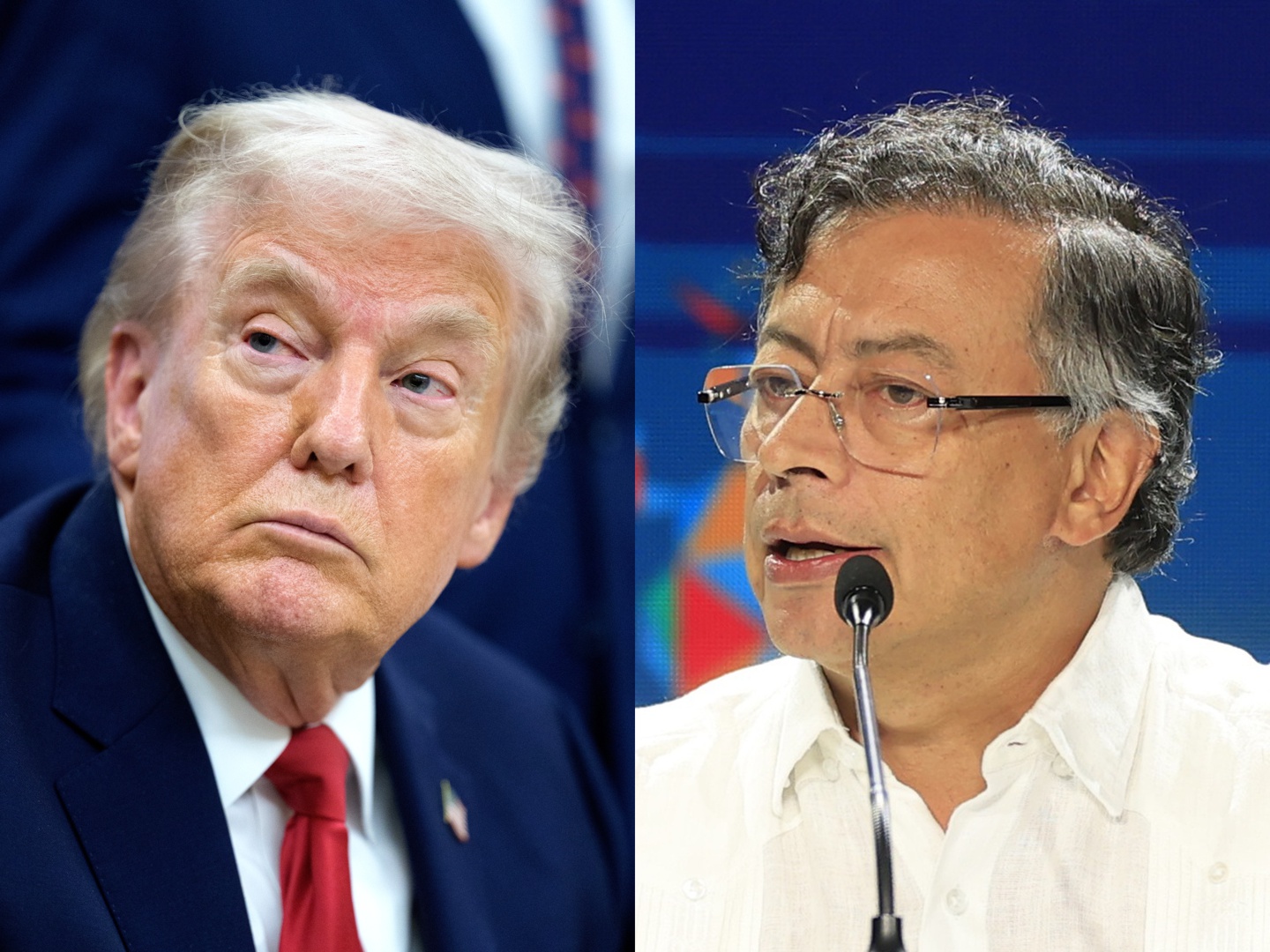 Concluye la reunión de Trump y Petro tras dos horas en la Casa Blanca