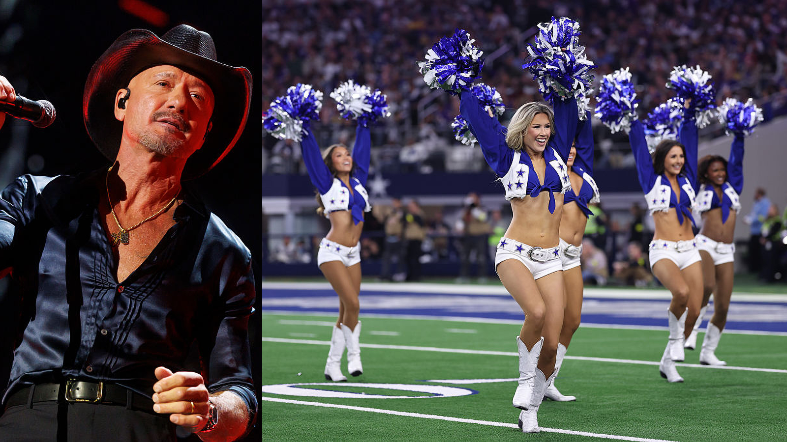 Tim McGraw and Dallas Cowboys cheerleaders to perform at Walmart AMP in ...