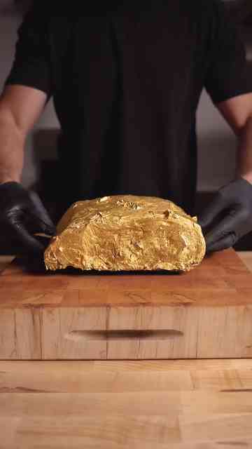 24k gold dry aged ribeye