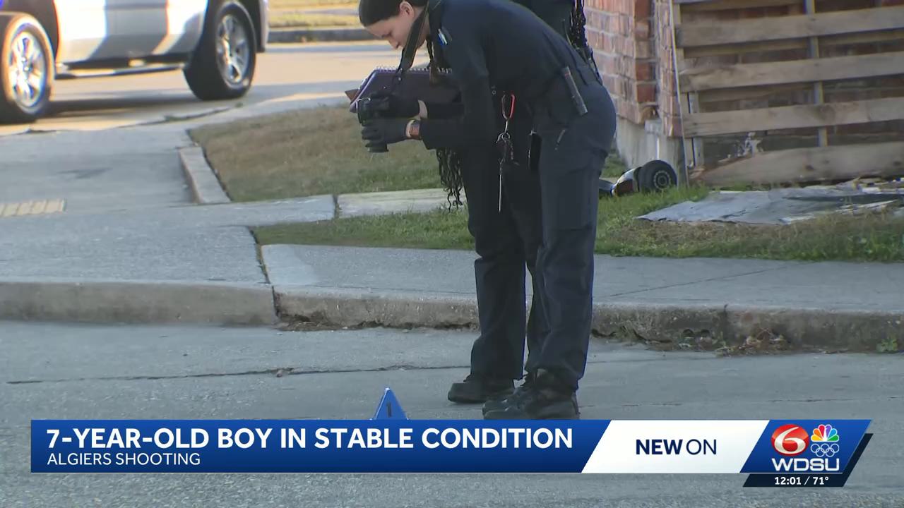 7-year-old boy shot while riding bike in Algiers