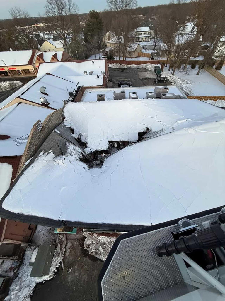 Frozen fury: Virginia church roof collapses, second floor fails in ...