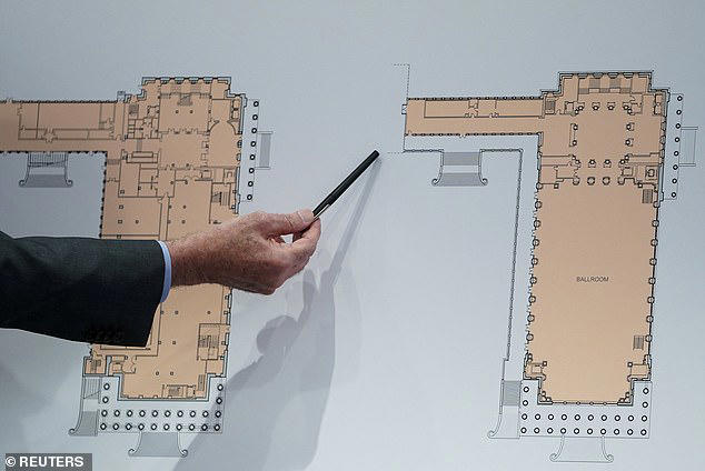 Donald Trump unveils new rendering of 'magnificent' $300m White House ...