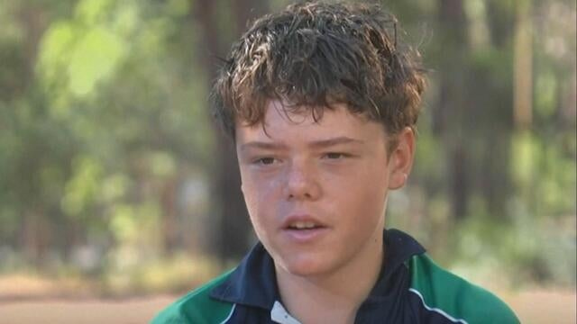 13-year-old boy swam for hours to save family swept out to sea off Australian coast<br><br>