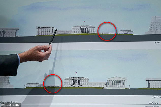 Donald Trump unveils new rendering of 'magnificent' $300m White House ...