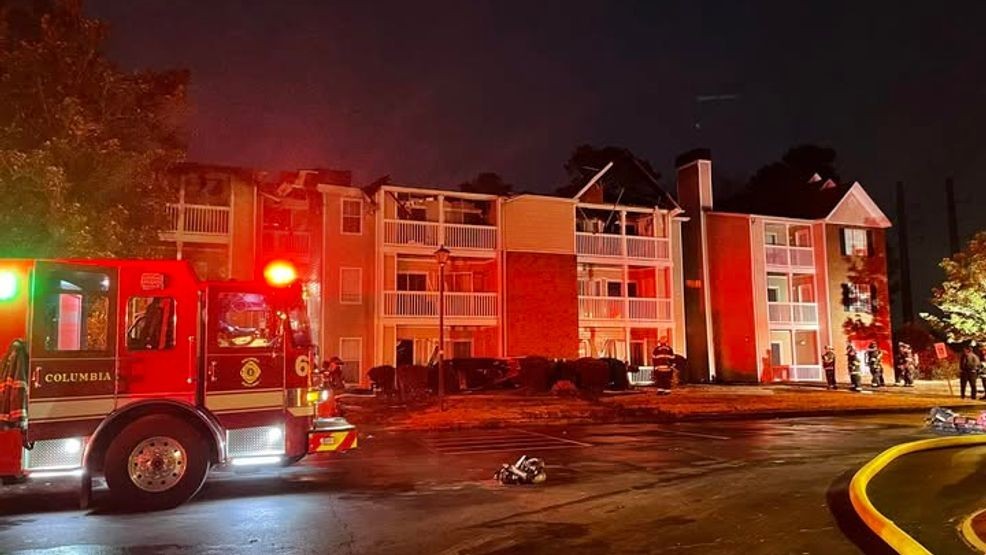 Dozens displaced in Midlands apartment complex fire