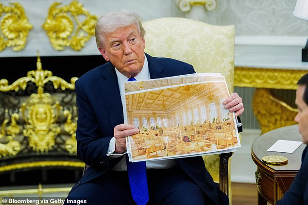 Donald Trump unveils new rendering of 'magnificent' $300m White House ...