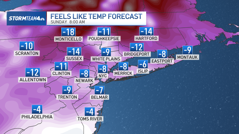 Weekend arctic air blast will give NYC area some of its coldest wind ...