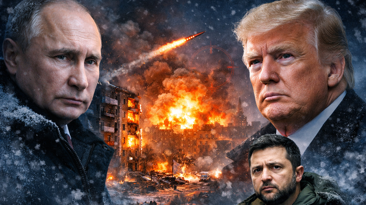 Kyiv under attack as Trump hints at Ukraine peace deal