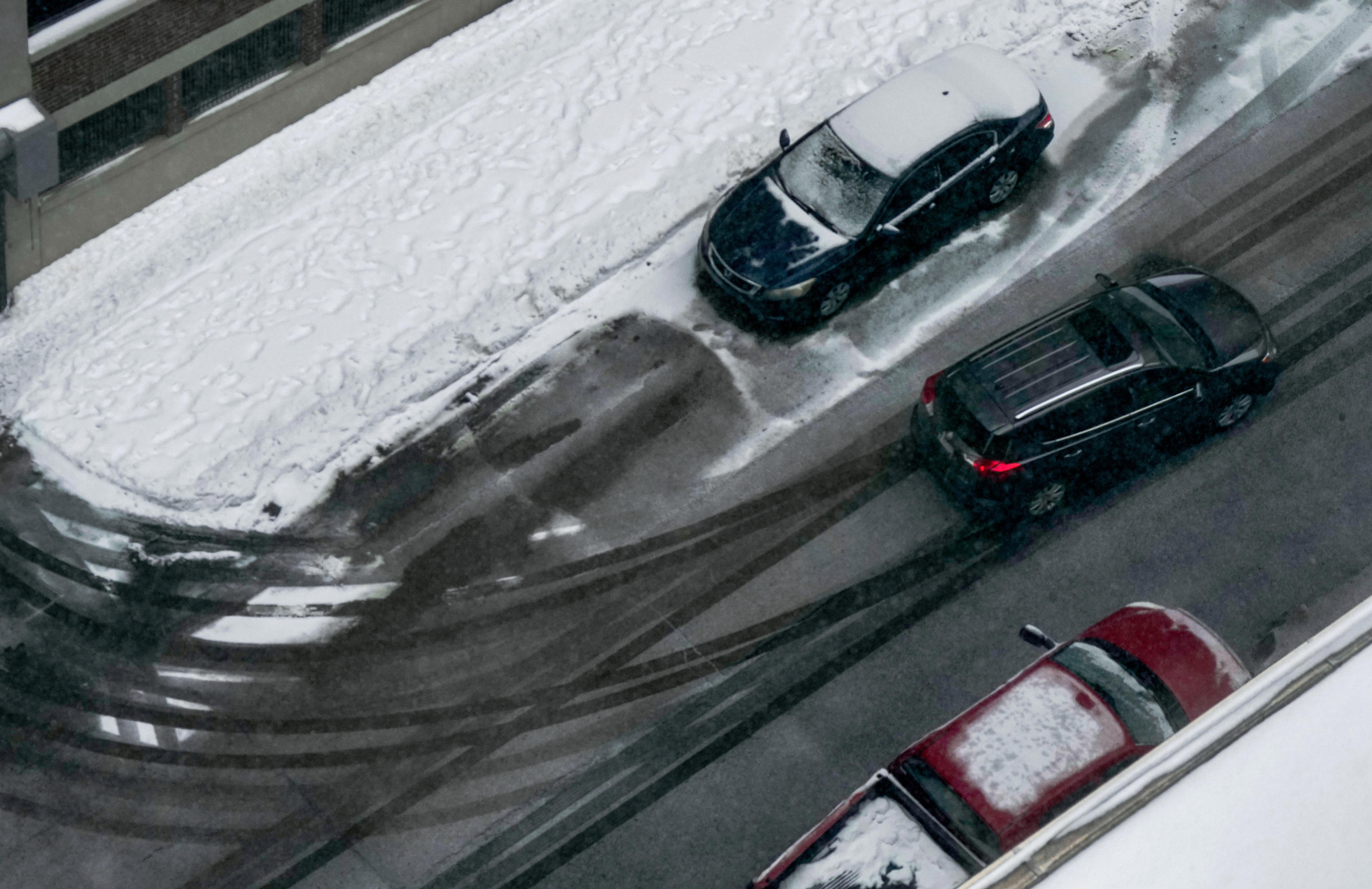 Snow, slick spots possible Monday; rain, wintry mix later in week