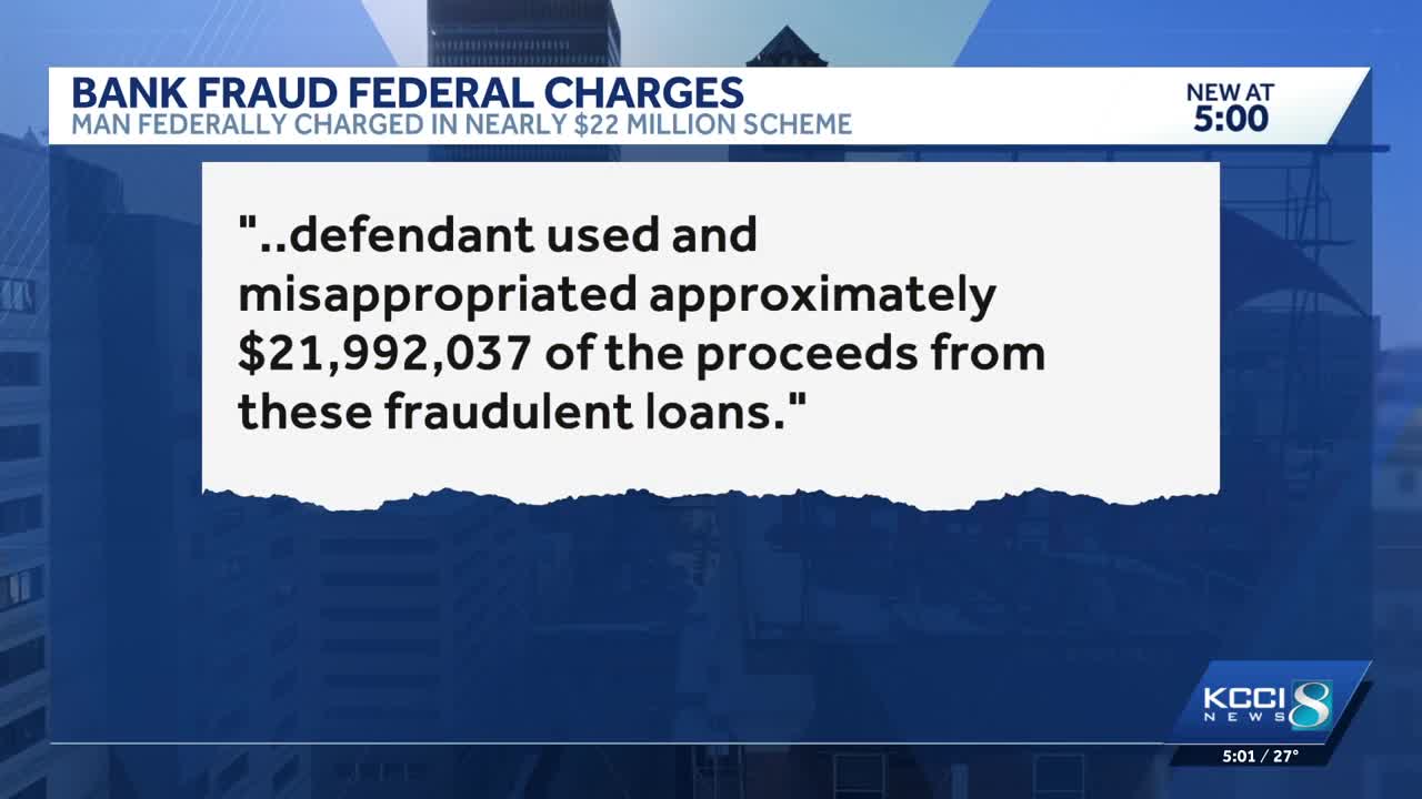 Iowa man pleads not guilty in nearly $22 million federal bank fraud case