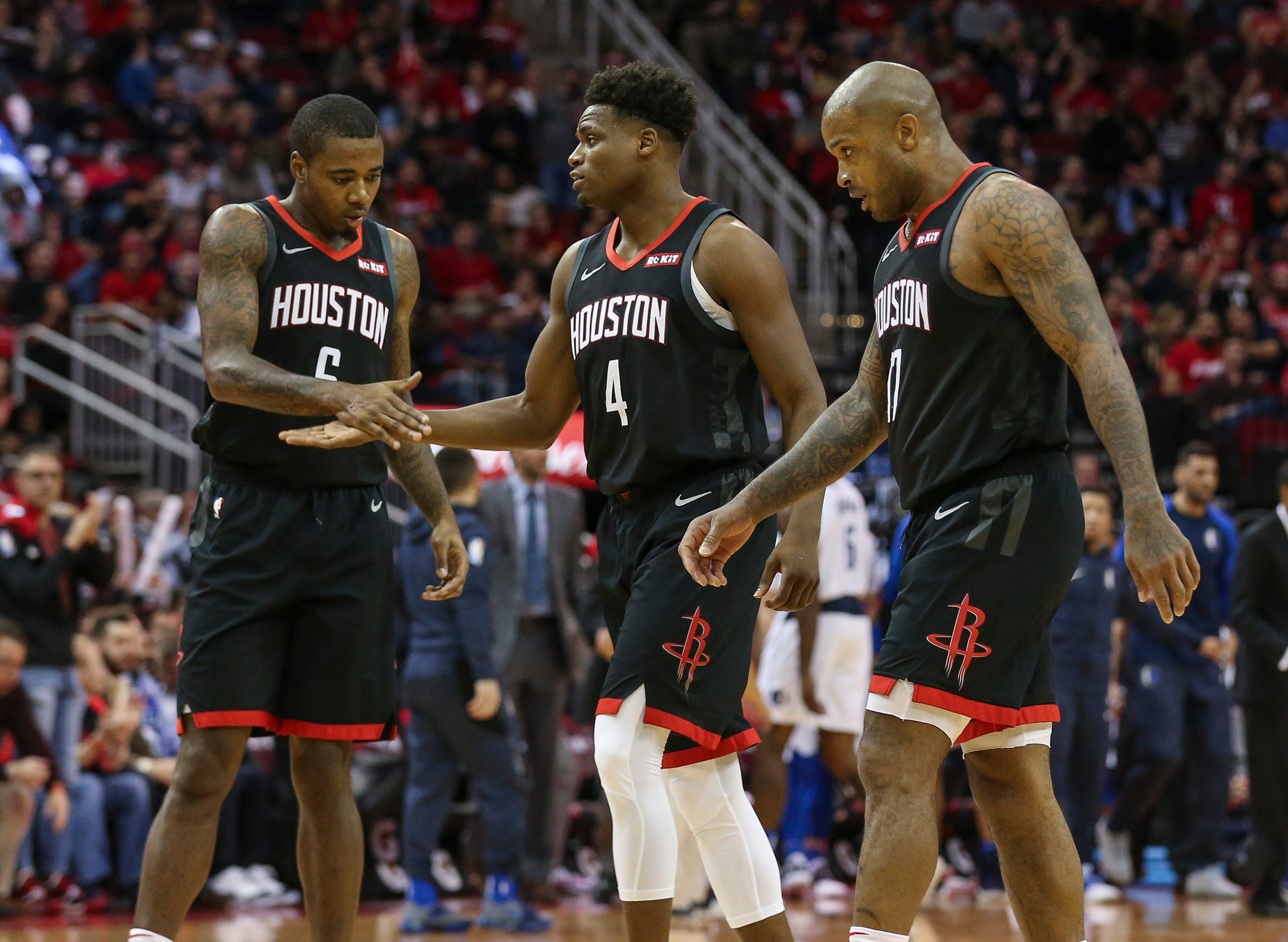 Houston Rockets jersey history No. 6 - Gary Clark (2018-20)