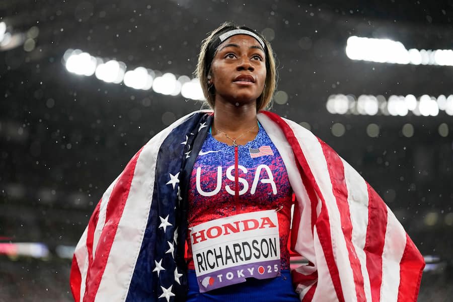 One of the fastest women of all time is charged with speeding