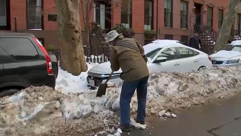 New Yorkers advised to dig out cars while alternate side parking is ...