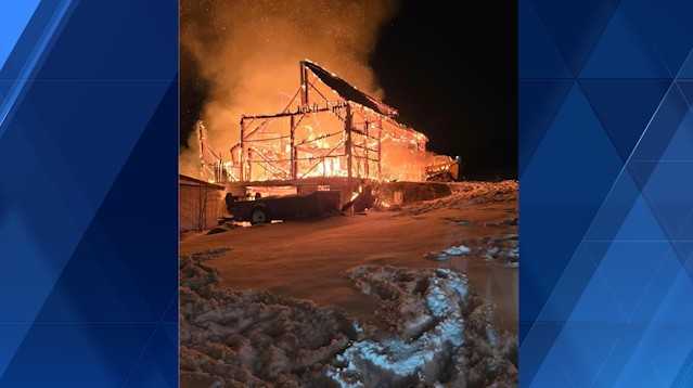 Historic barn in Washington County destroyed after massive fire