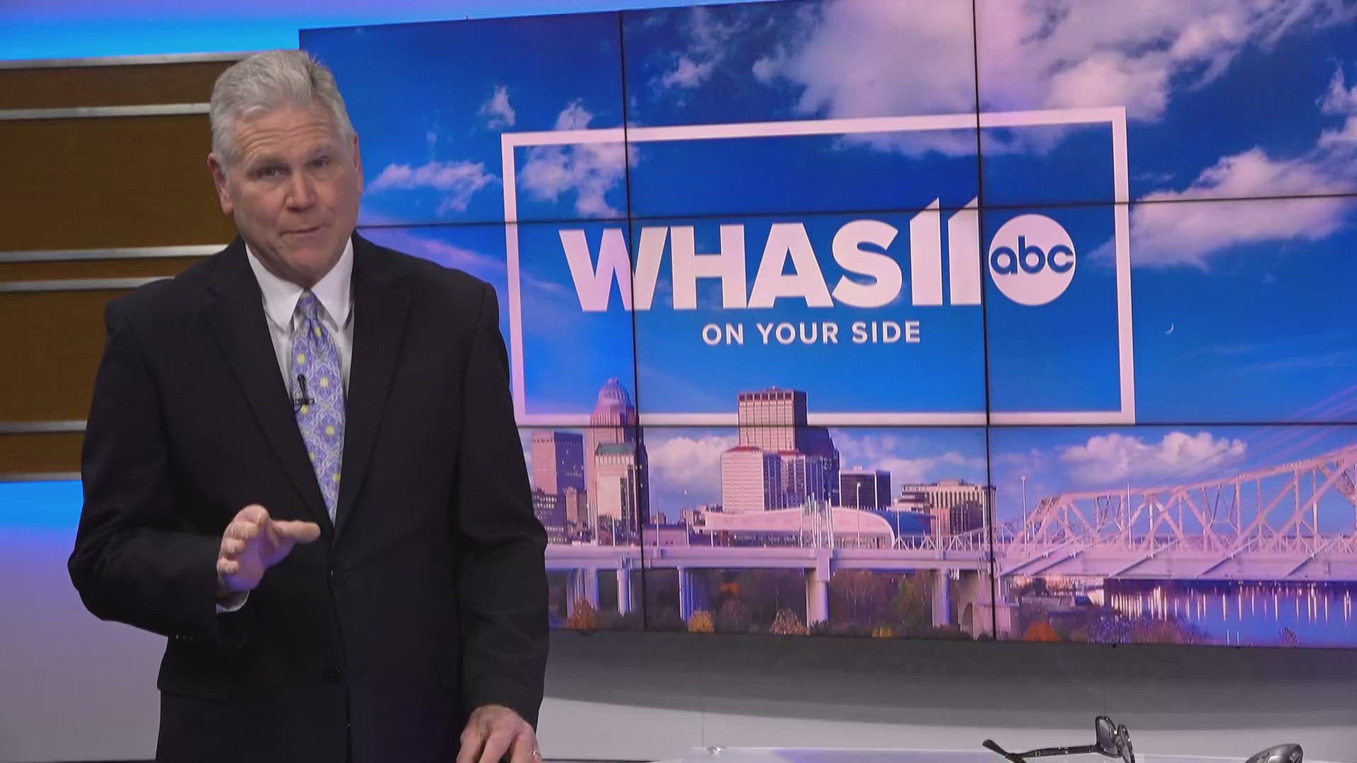 Why does WHAS11 appear in Republican Ed Gallrein's political ad?