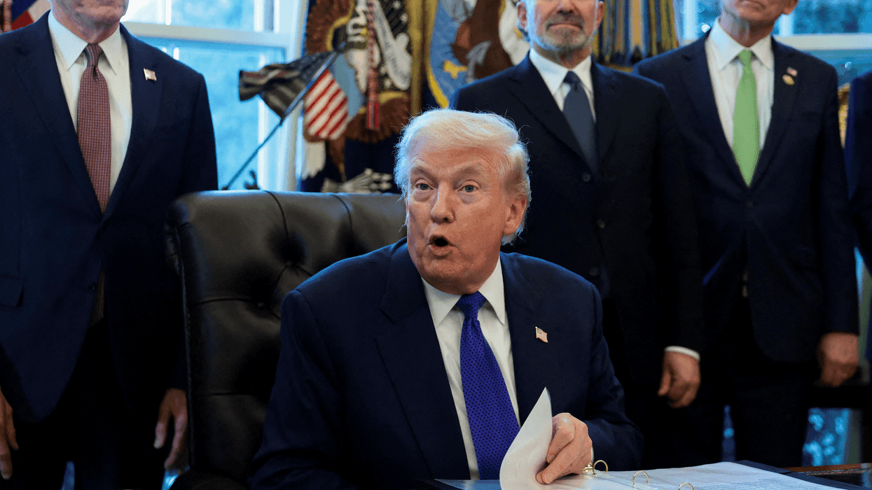 Trump erupts at female reporter who asked him about Epstein