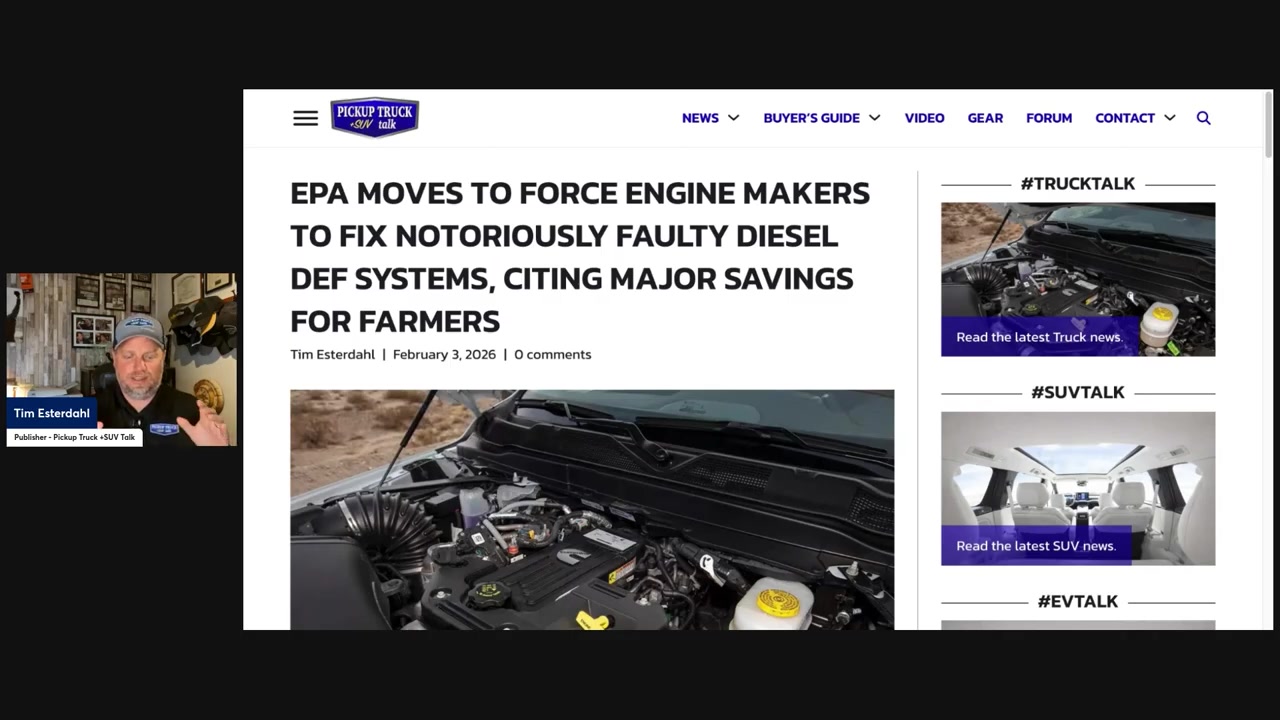 EPA Forcing Diesel Engine Makers Reveal DEF System Repair History ...
