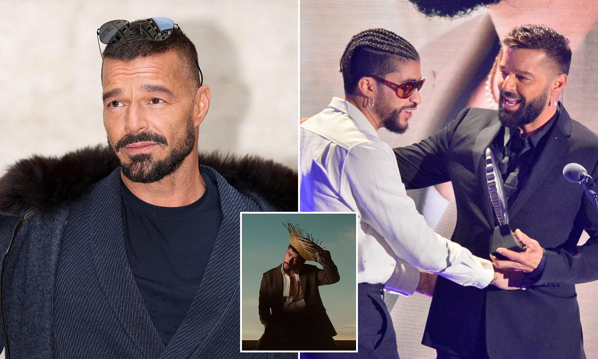 Ricky Martin cheers on his Puerto Rican 'brother' Bad Bunny ahead of ...