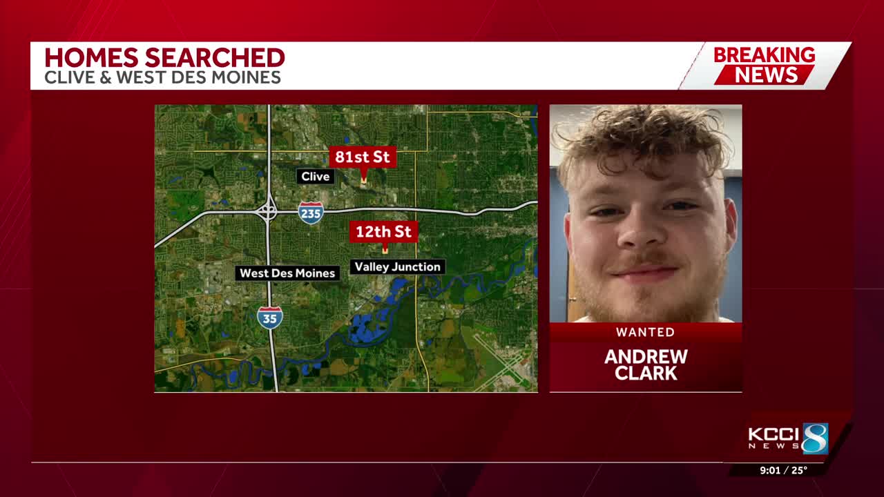 Police identify West Des Moines man wanted after shots fired at officers
