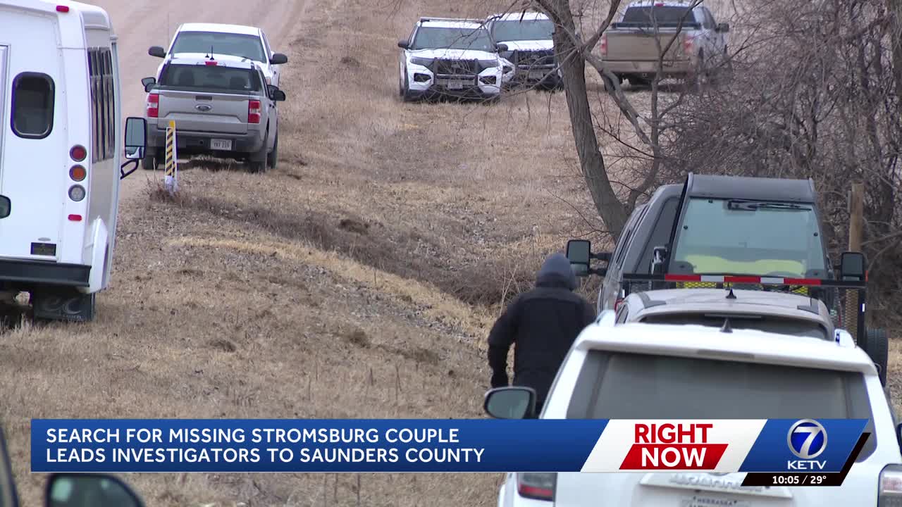 Authorities searching in Saunders County for a Nebraska couple believed ...