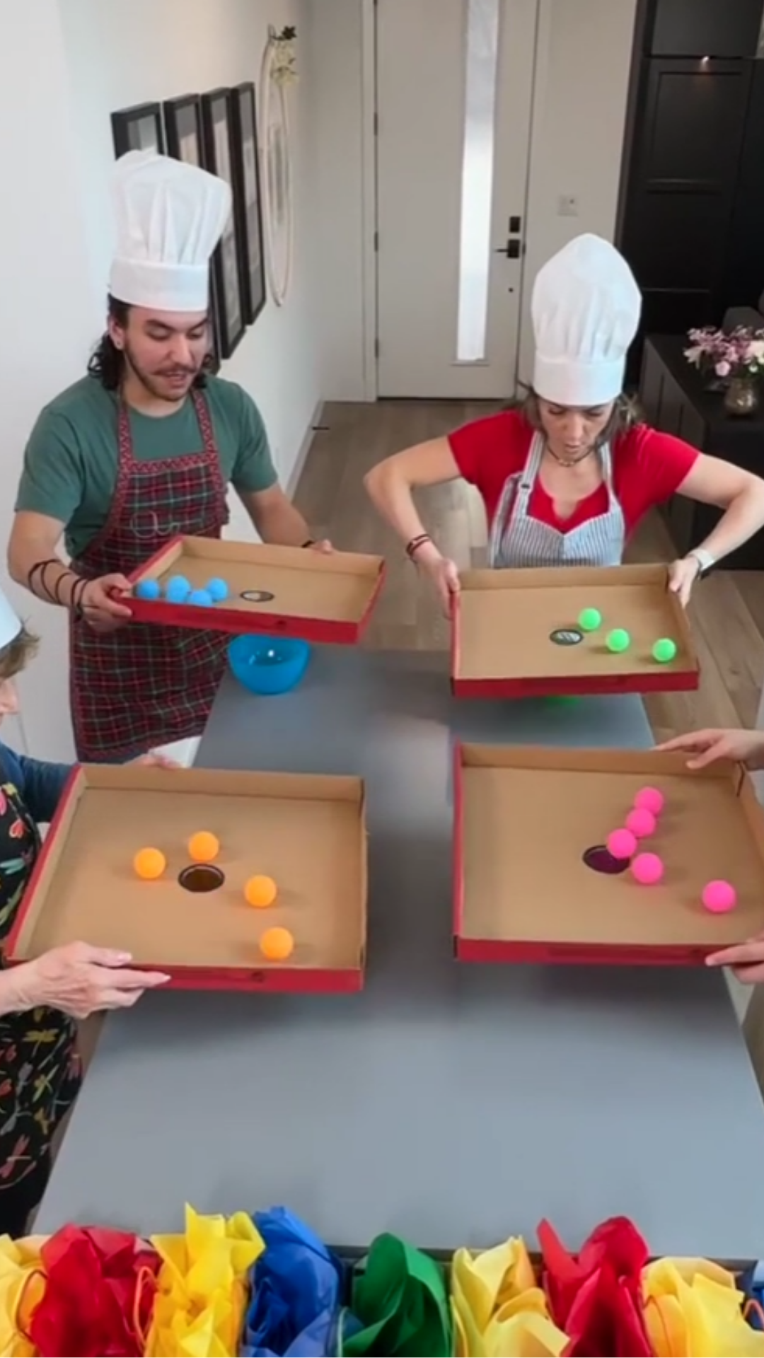The golden pizza box decides the winner