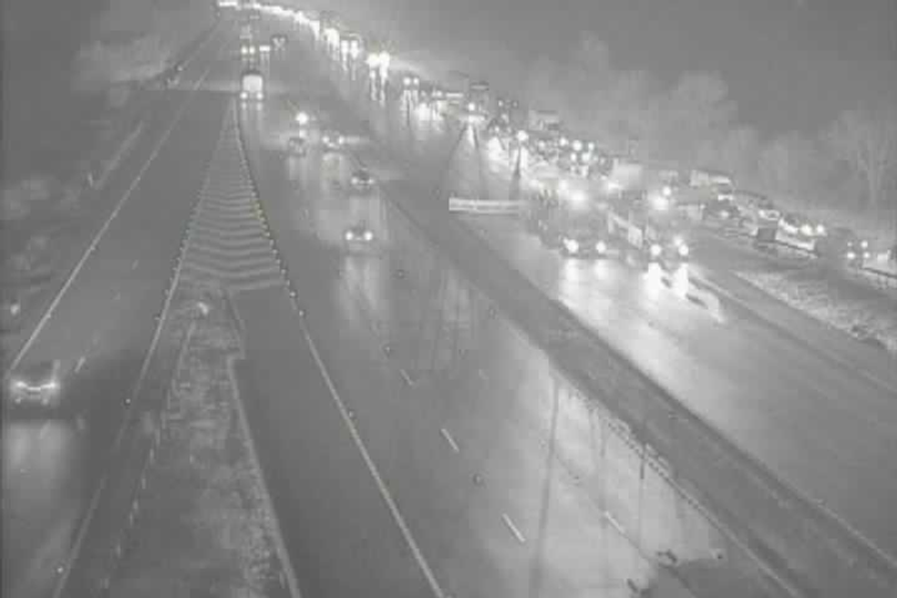 Huge queues spotted on M11 near airport as motorway to remain closed ...