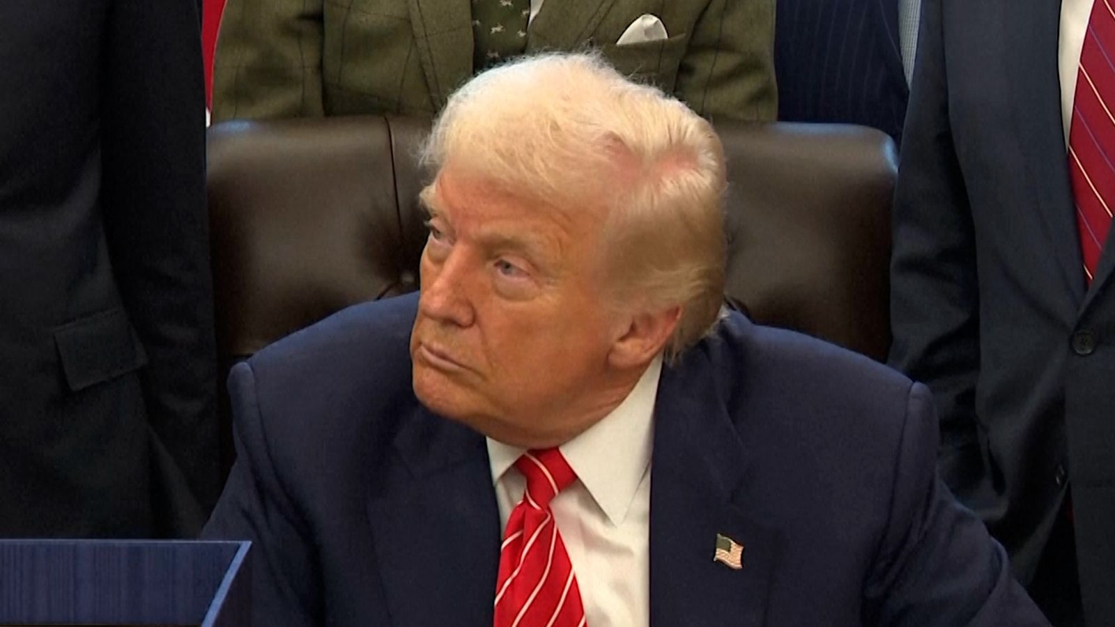 Trump attacks reporter over Epstein questions