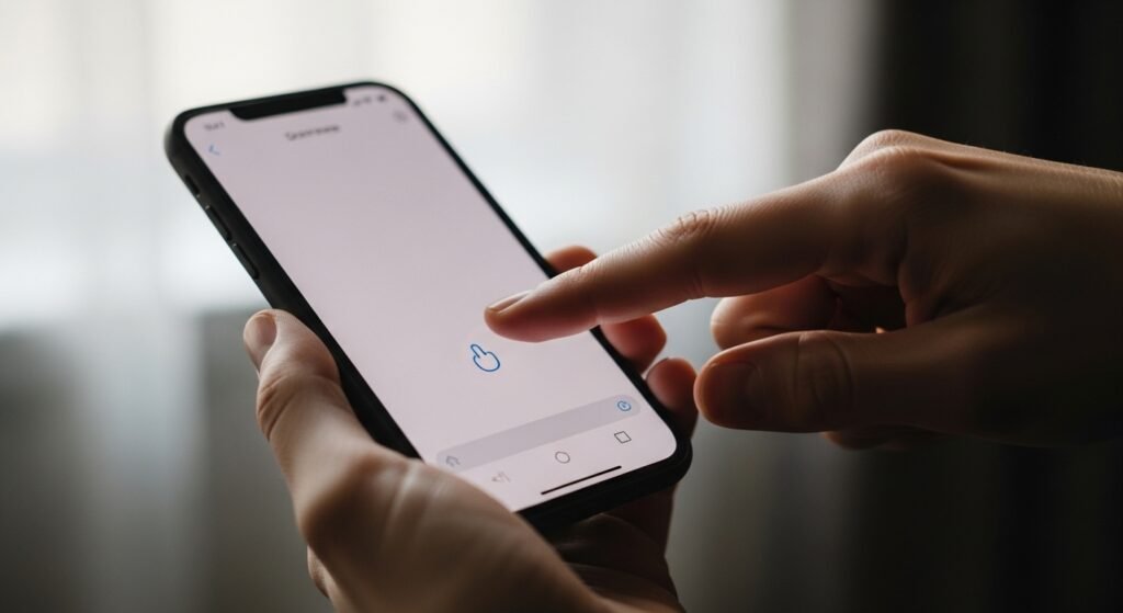 Why that line appears at the bottom of your phone screen