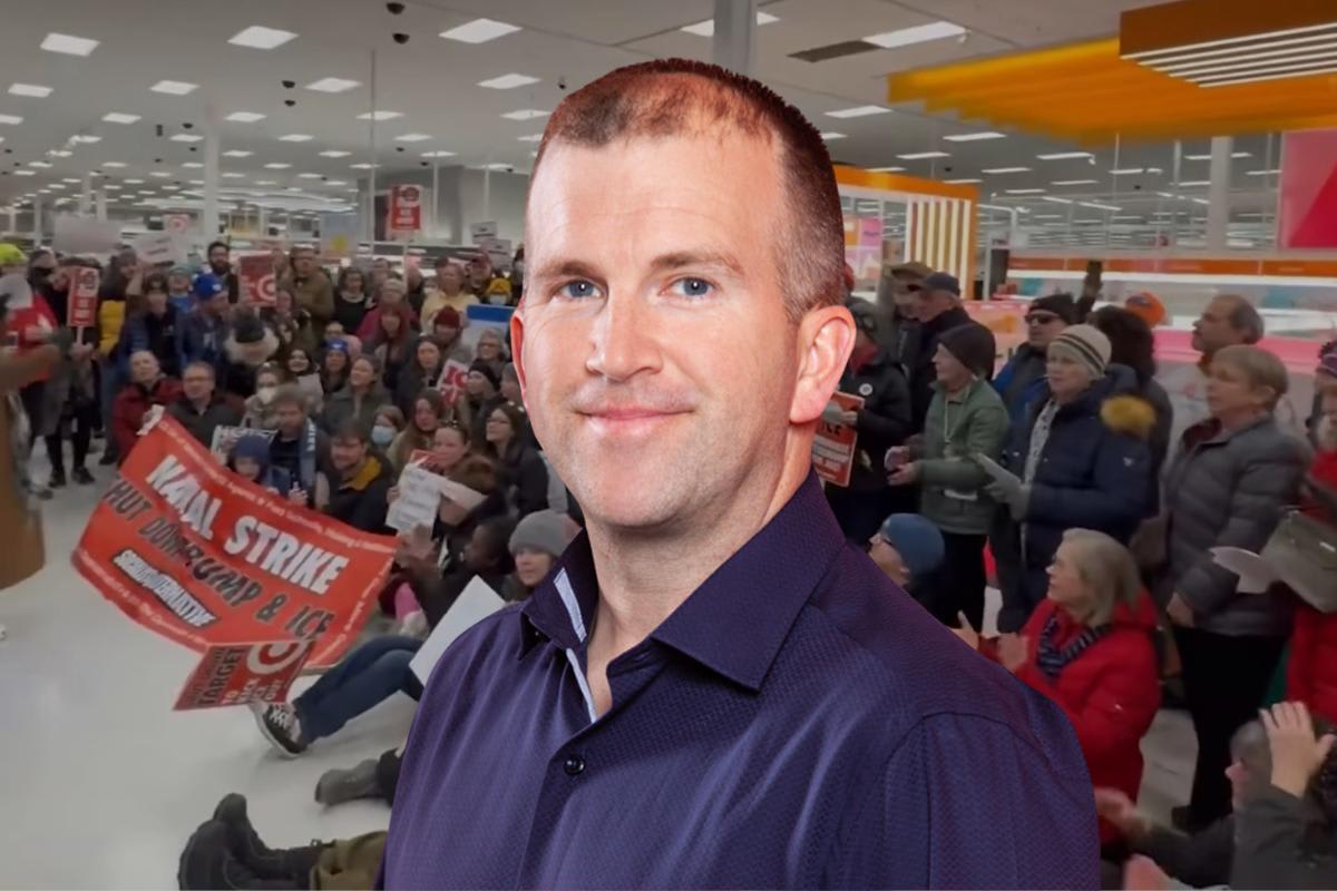 Target's new CEO gets brutal welcome: Protesters storm HQ on first day ...