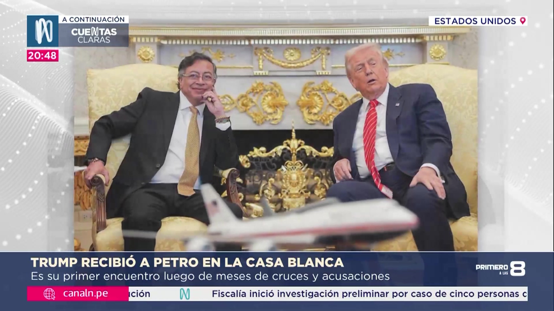 Trump y Petro se reunieron por primera vez en la Casa Blanca