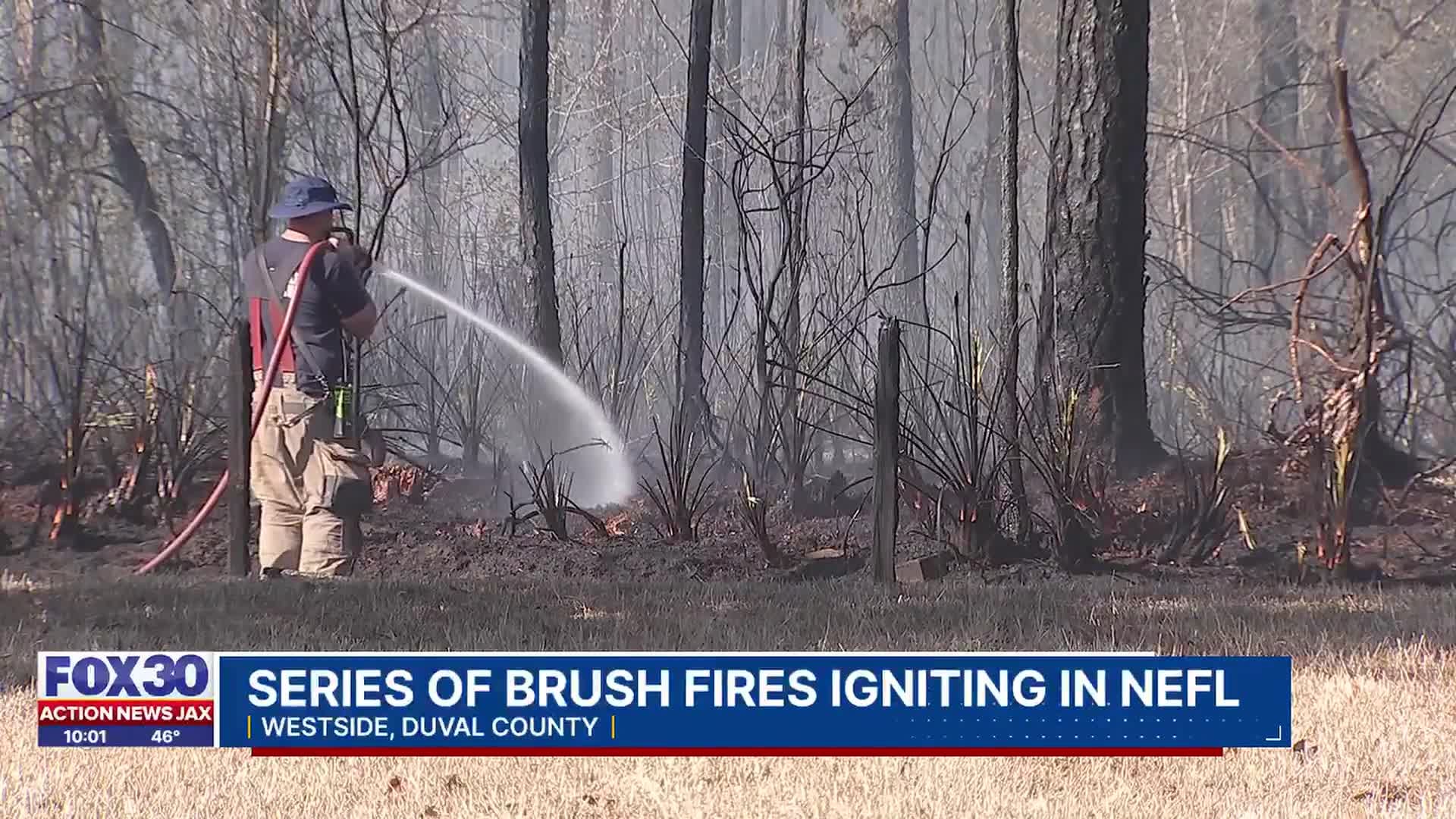 Dry weather conditions help spur wave of fires across Jacksonville ...