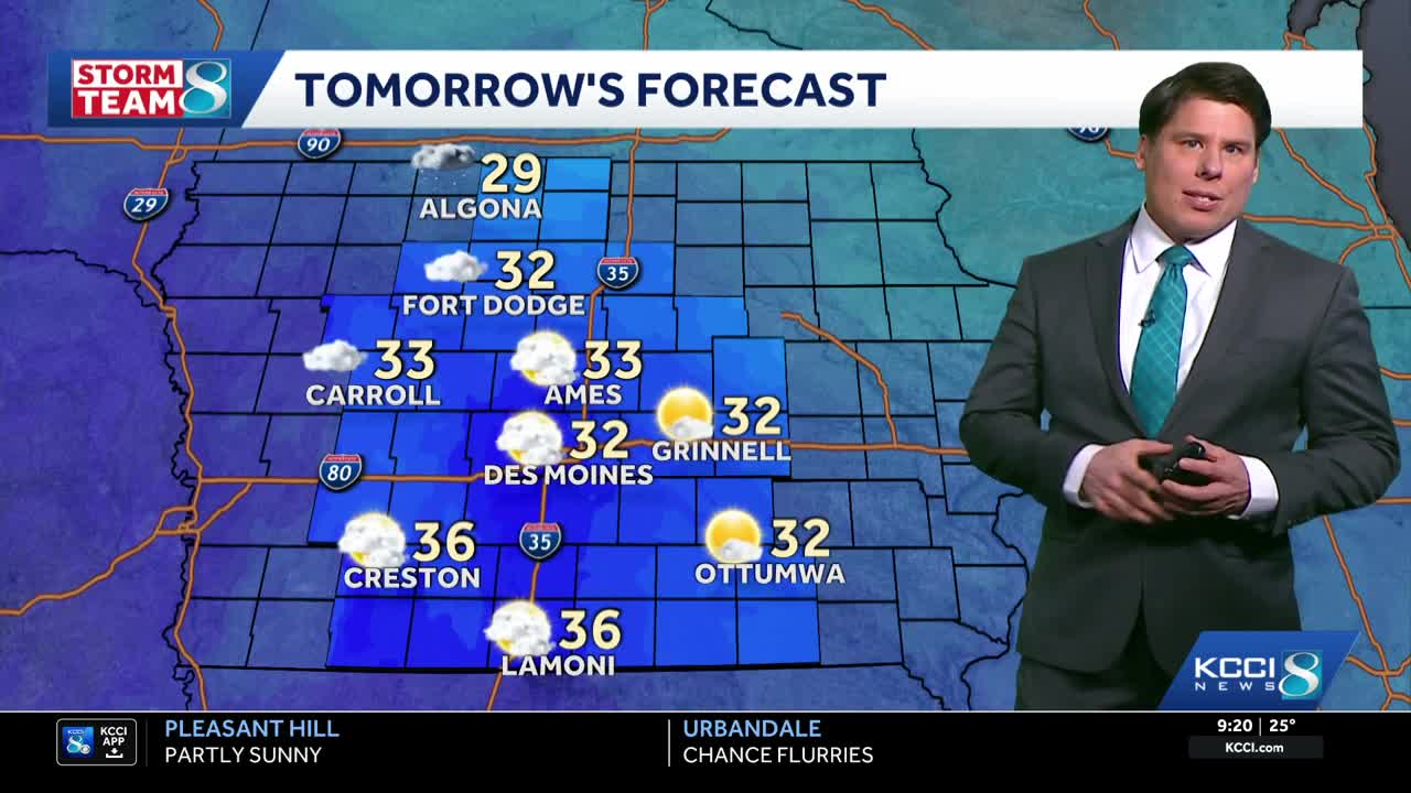 Iowa weather: Cloudy and cool before our late week warm up