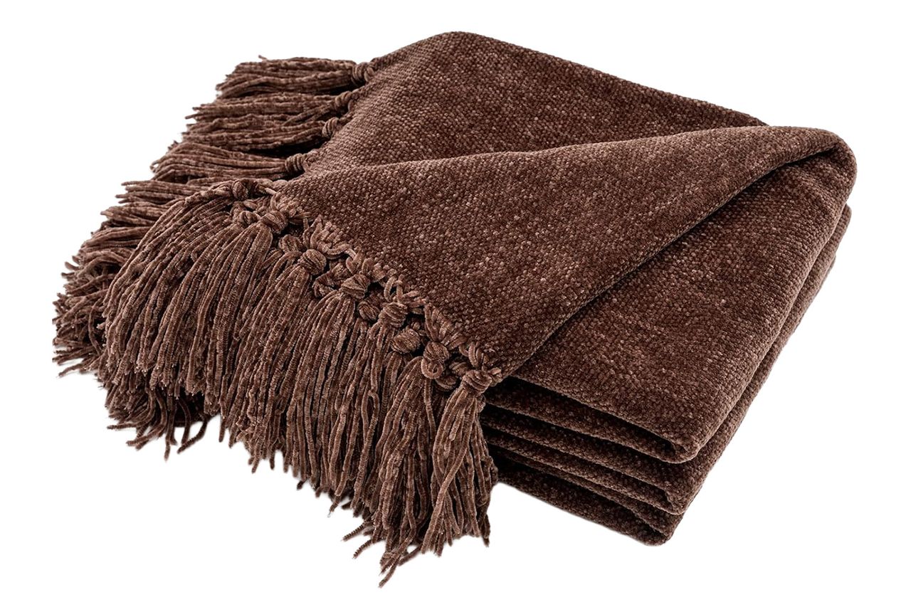 RECYCO Throw Blanket Soft Cozy Chenille Throw Blanket
