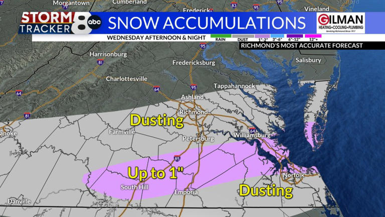 StormTracker8: Rain/snow mix tonight; light snow Wednesday