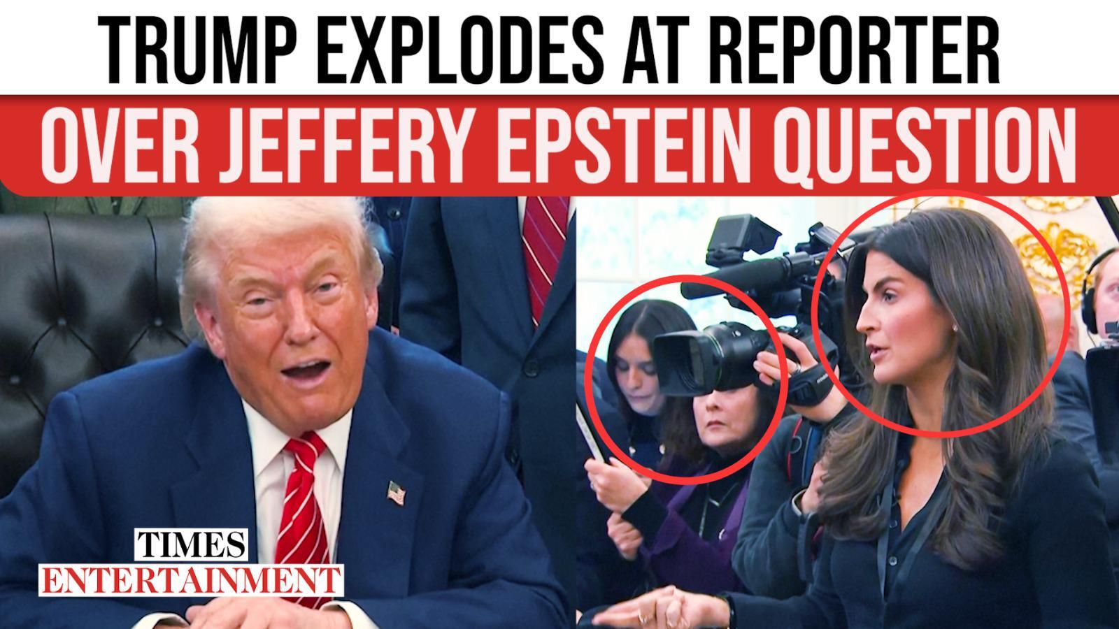 Trump erupts at CNN reporter over Epstein question; 'worst reporter ...