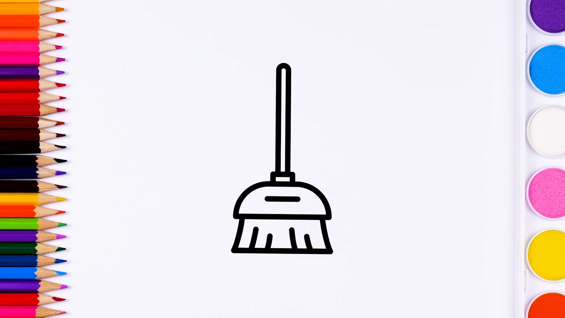 Coloring in drawings | Learning color names together