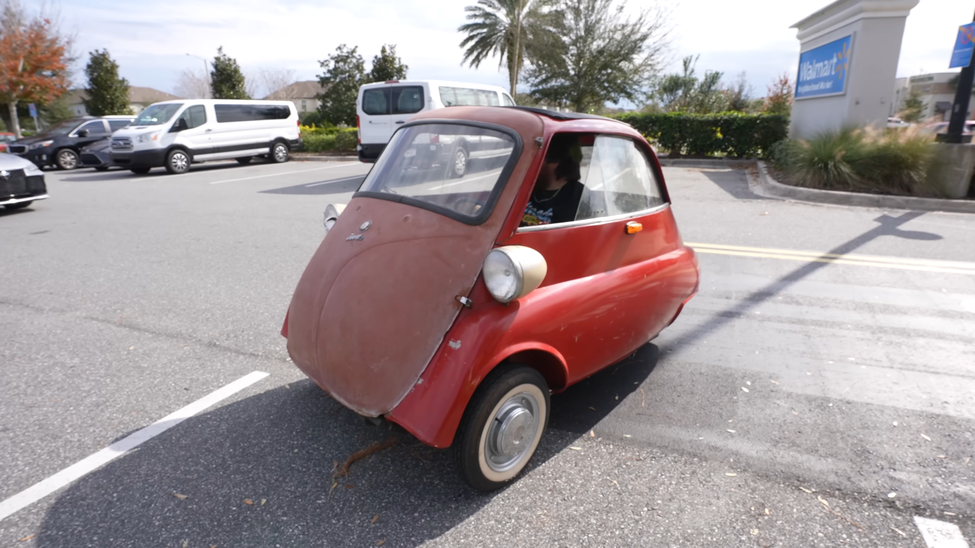 There's no way this is legal - the tiny car road trip begins