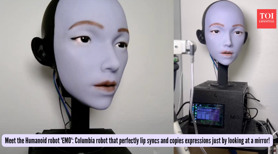 Meet the humanoid robot 'EMO': The mirror-learning robot that can mimic ...