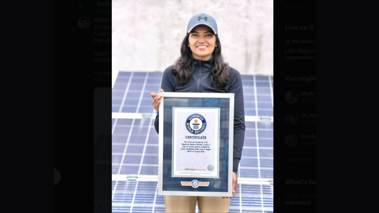 Indian runner sets Guinness record for fastest Manali–Leh run across ...