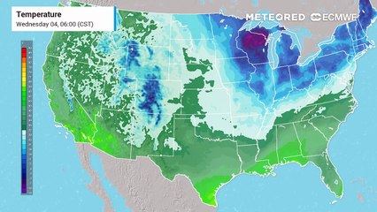 Arctic air lingers in the East while the West stays warm on Wednesday
