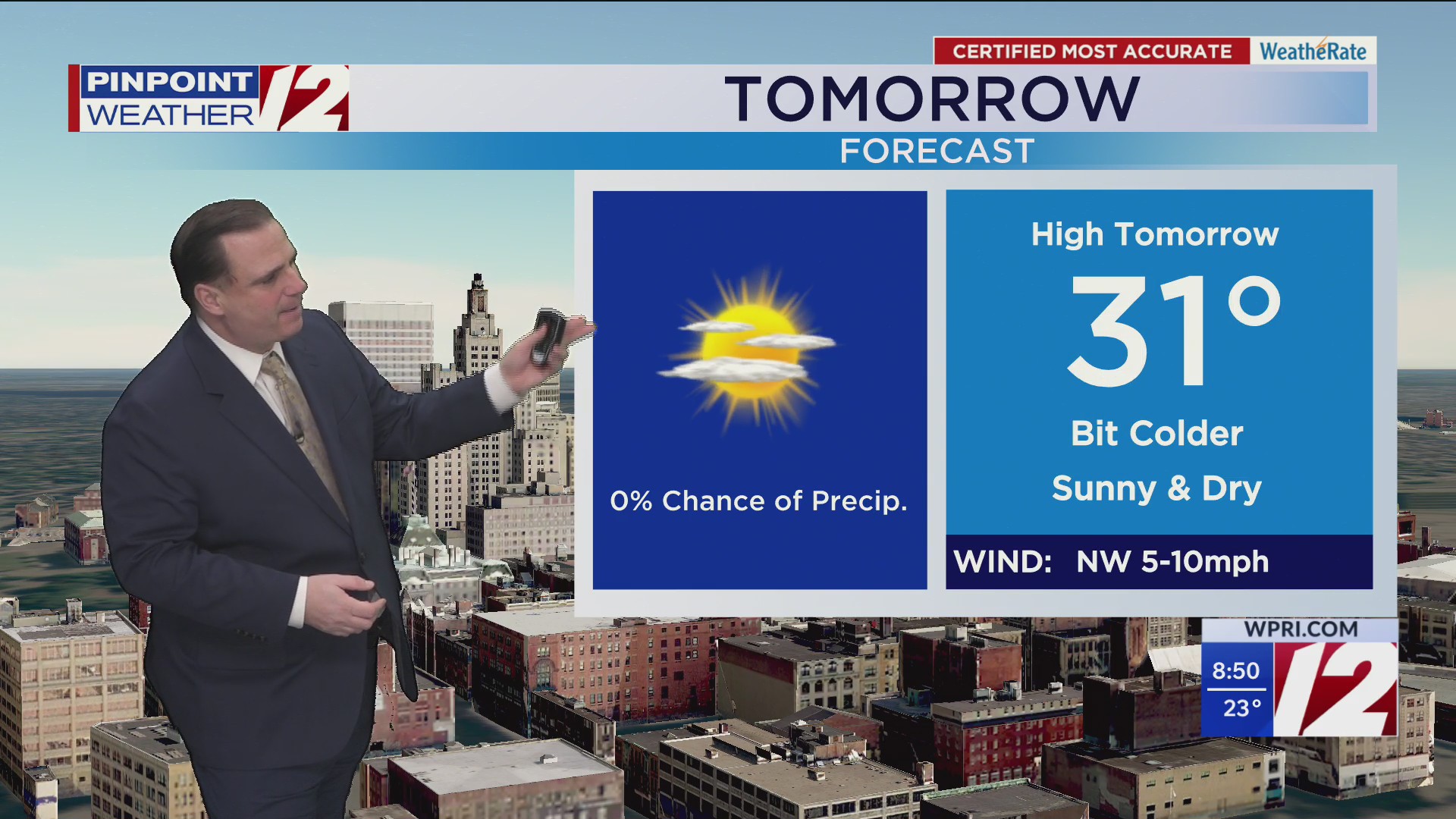 WPRI 12 weather forecast for 2/4/26: Chilly and dry today; brutally ...