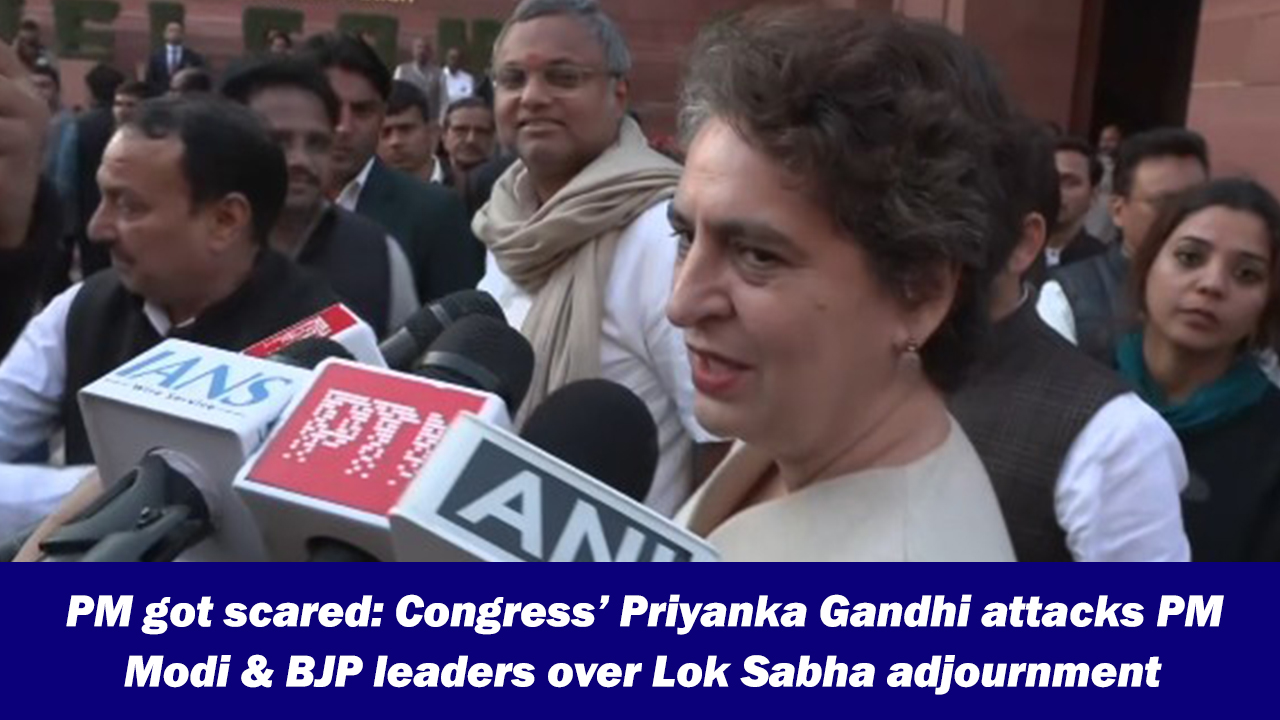 PM got scared: Congress’ Priyanka Gandhi attacks PM Modi & BJP leaders ...