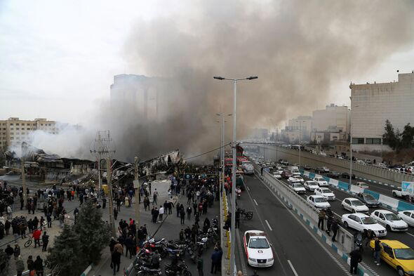 Tehran rocked by huge explosion as Iran and US on brink of 'all-out war'