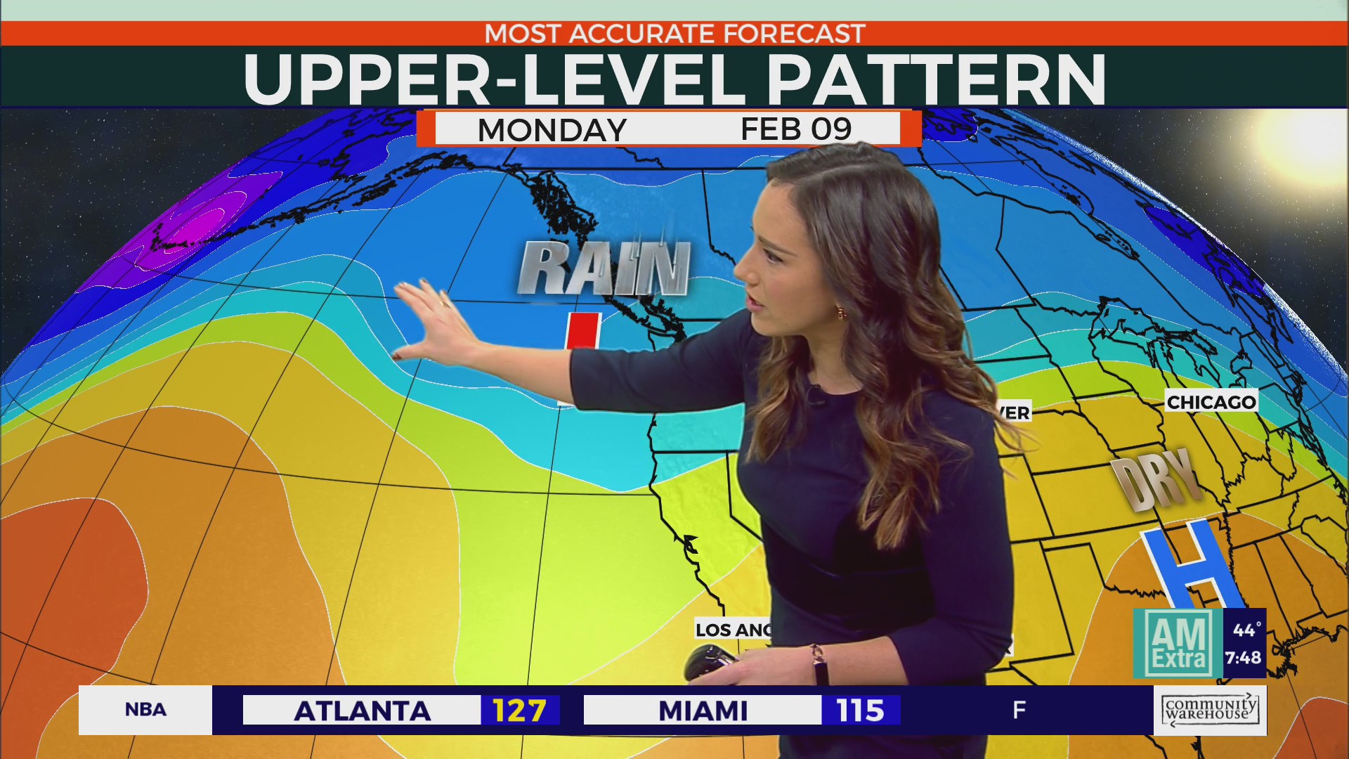 Wed. morning weather update: Record warmth and spring-like through Friday