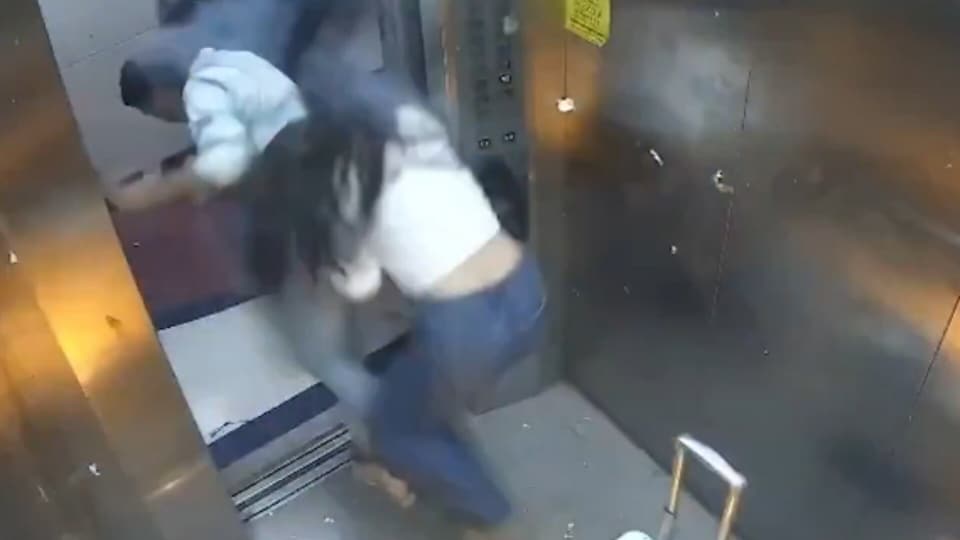 Caught on camera: Gas balloons explode in Mumbai society lift, narrow ...
