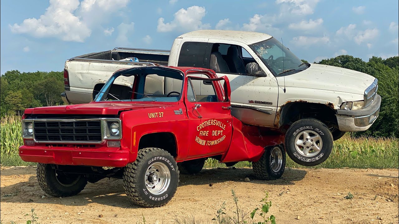 Country boys, relax - they got offended after our truck hauled theirs