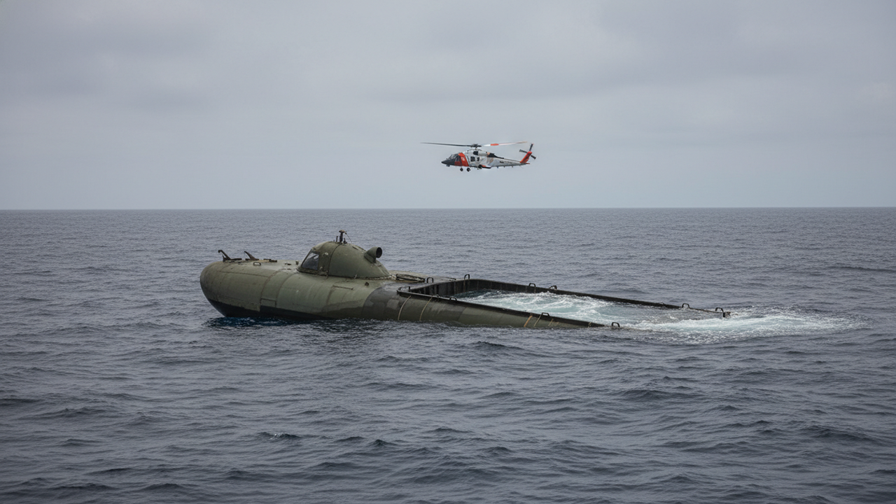 Why drug smuggling submarines are built to destroy themselves