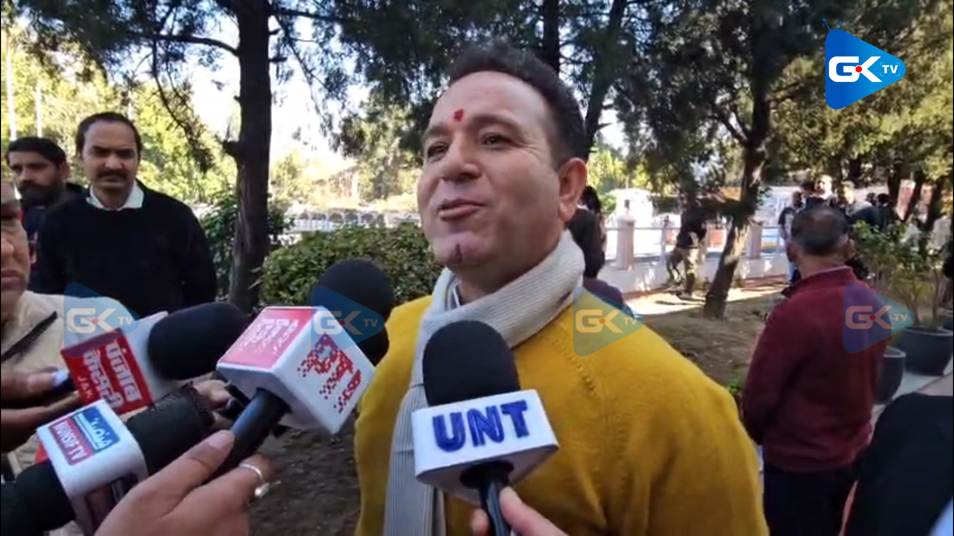 BJP legislators stage dharna outside J-K Assembly, accuse speaker of ...